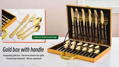Gold Box with Handle