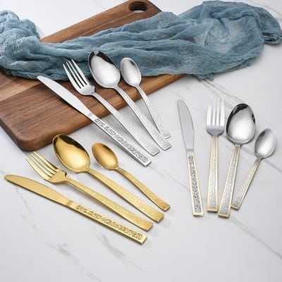 410 Stainless Steel Knife Fork Spoon Set