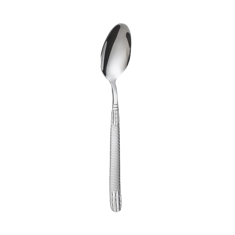 Wheat ear pattern dinner spoon, mirror finish